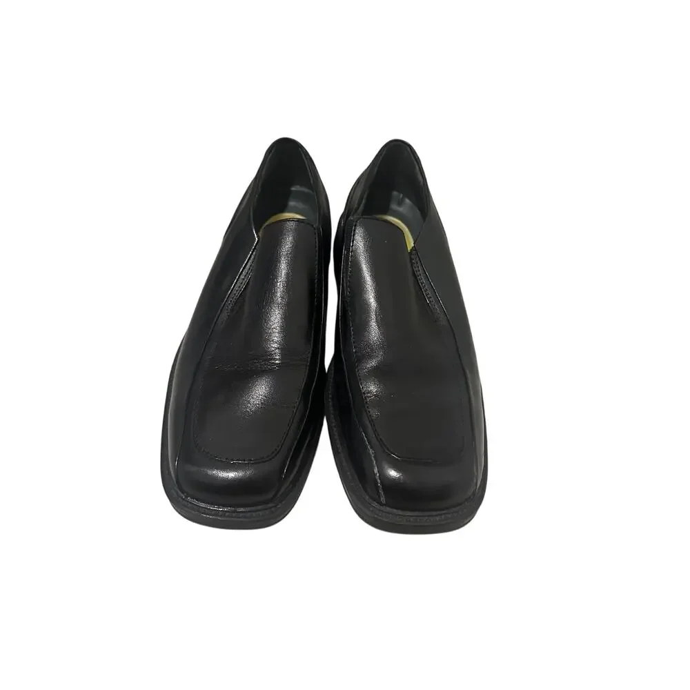 Dockers Men's 8 Black Emptor Slip On Synthetic Leather Round Toe Dress Shoe